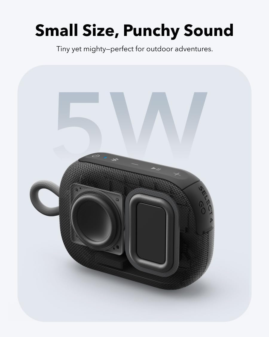 Anker Select 4 Go Transparent plastic packaging version - Black Anker Select 4 Go Transparent plastic packaging version - Black
